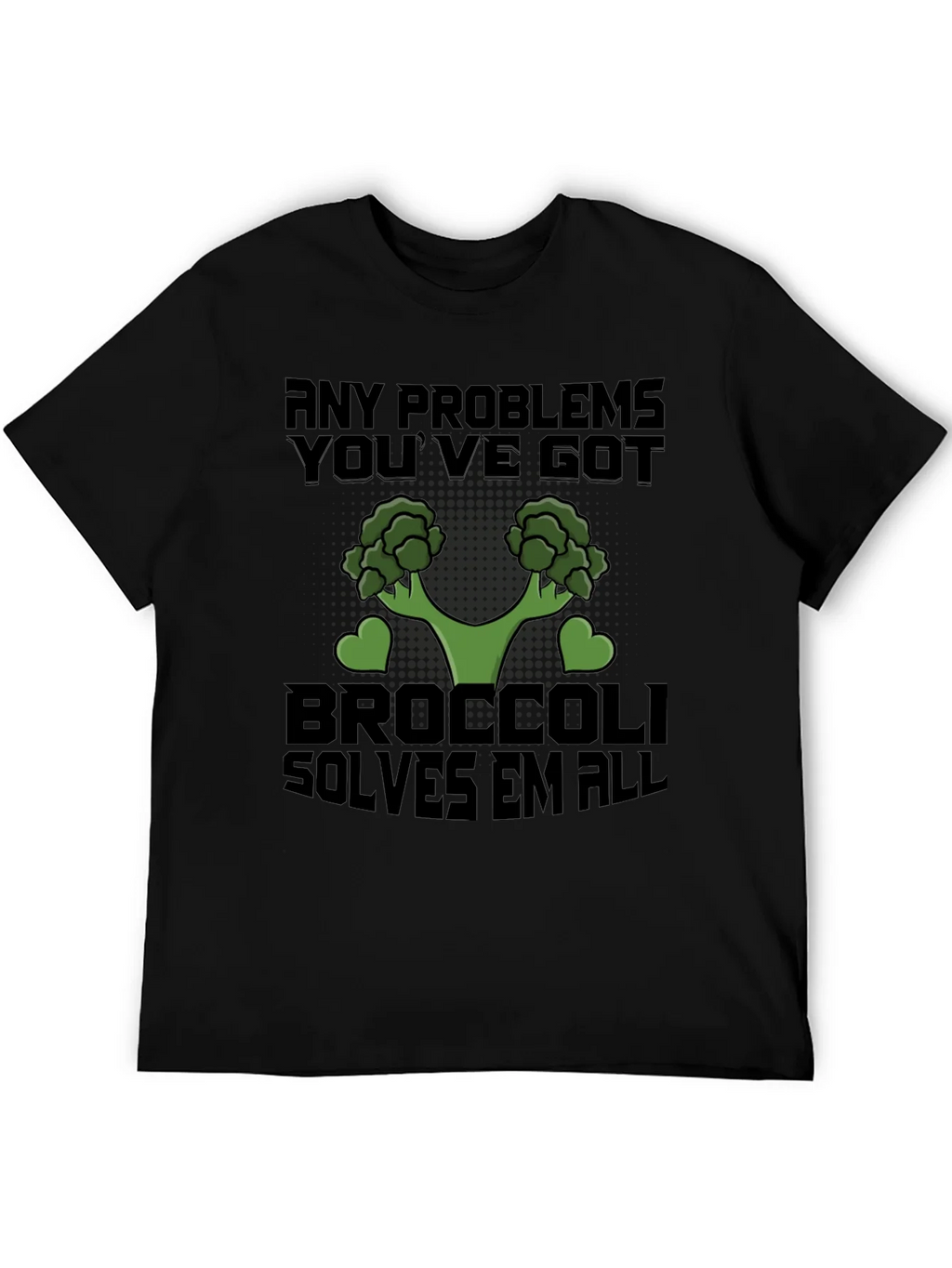 Broccoli Solves All Problems T-Shirt product image 5