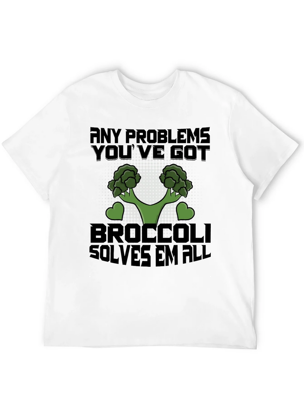 Broccoli Solves All Problems T-Shirt product image 11