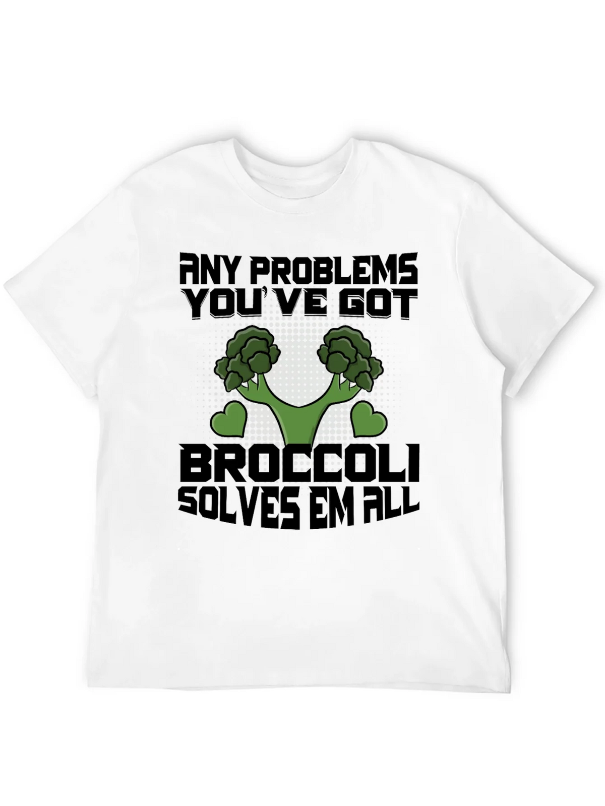 Broccoli Solves All Problems T-Shirt product image 11