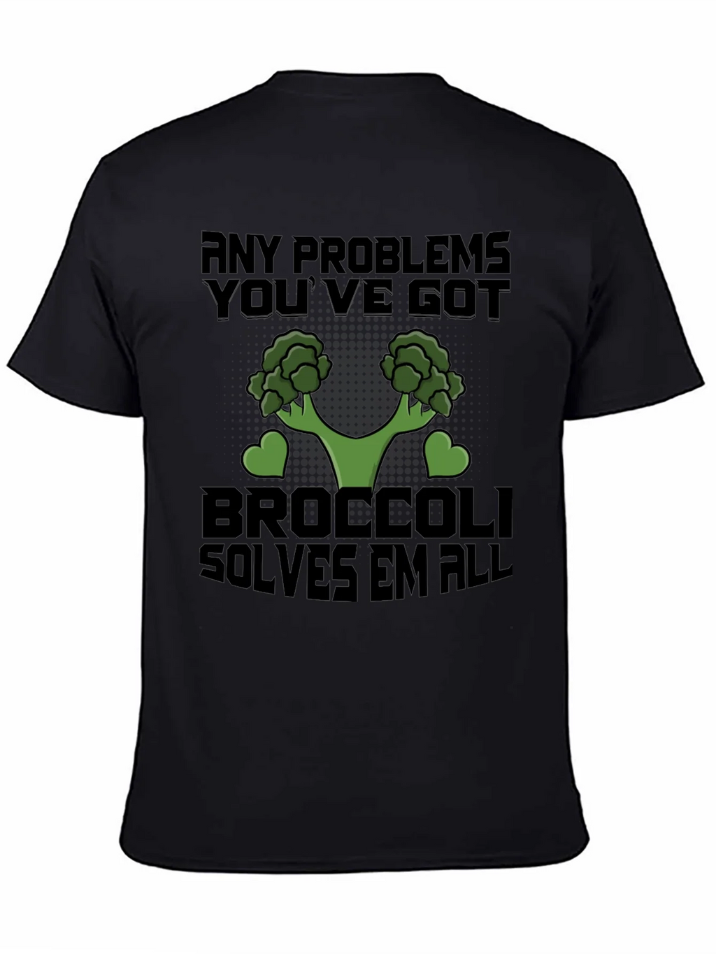 Broccoli Solves All Problems T-Shirt product image 4