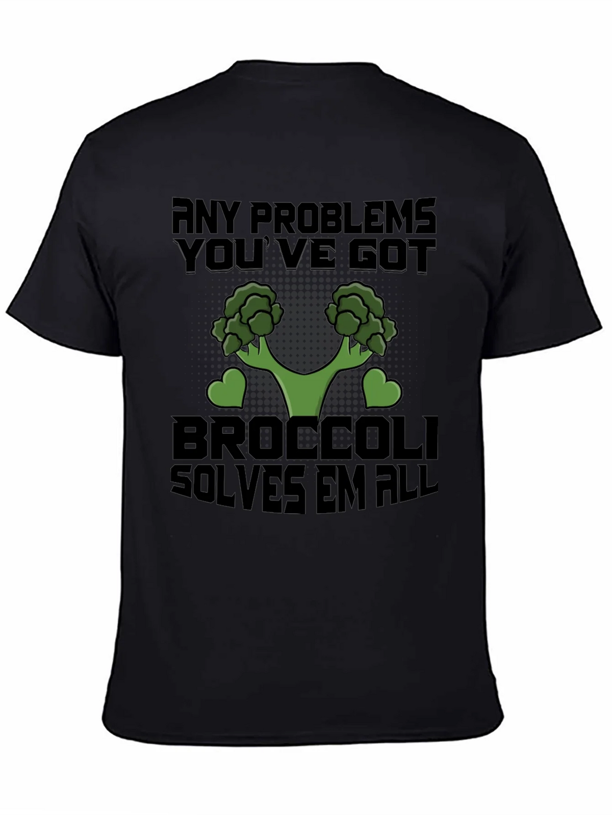 Broccoli Solves All Problems T-Shirt product image 4