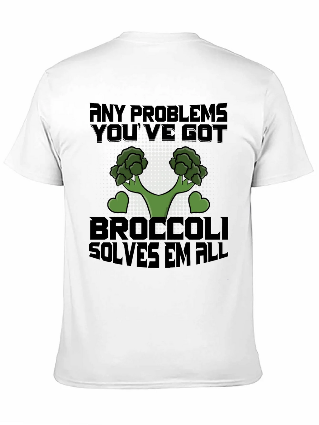 Broccoli Solves All Problems T-Shirt product image 10