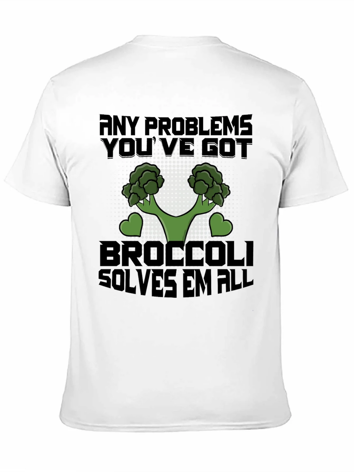Broccoli Solves All Problems T-Shirt product image 10