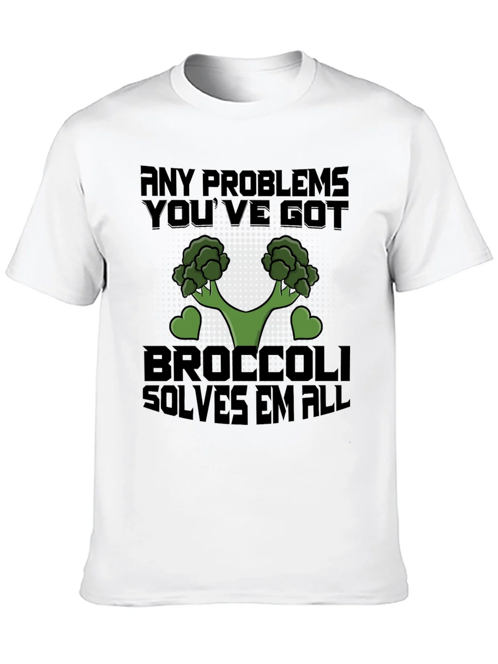 Broccoli Solves All Problems T-Shirt product image 9