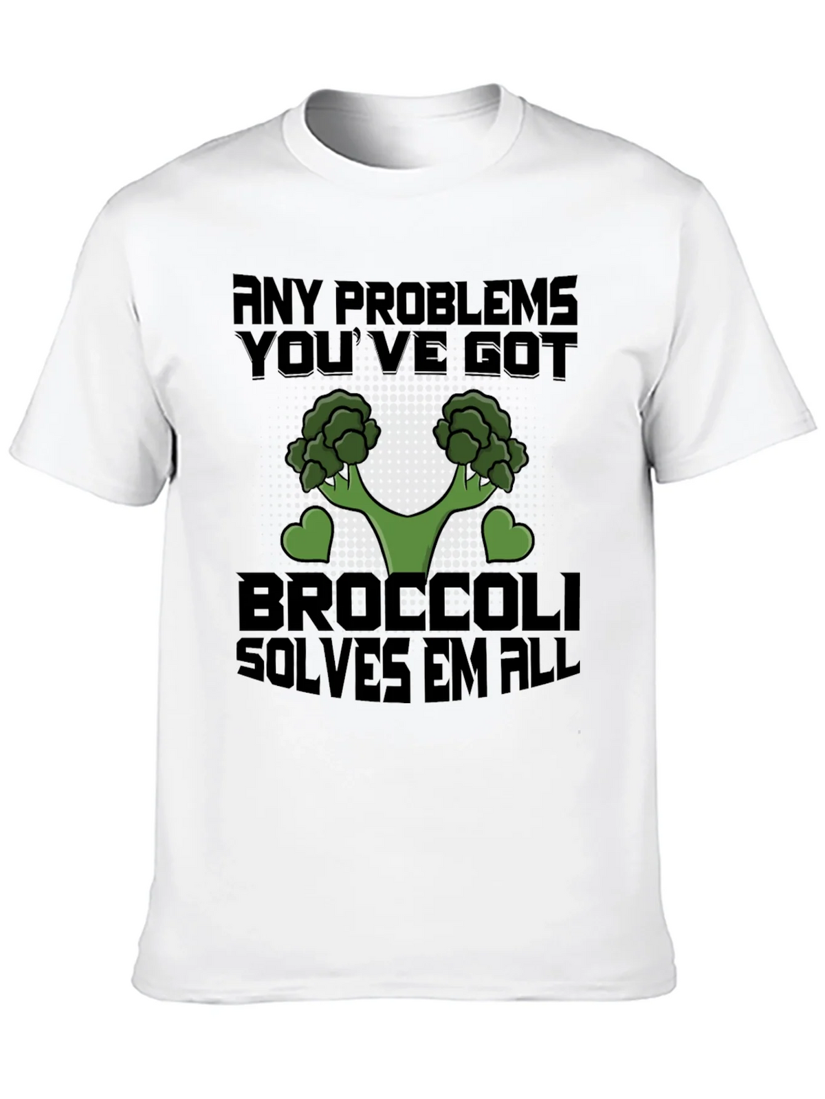 Broccoli Solves All Problems T-Shirt product image 9