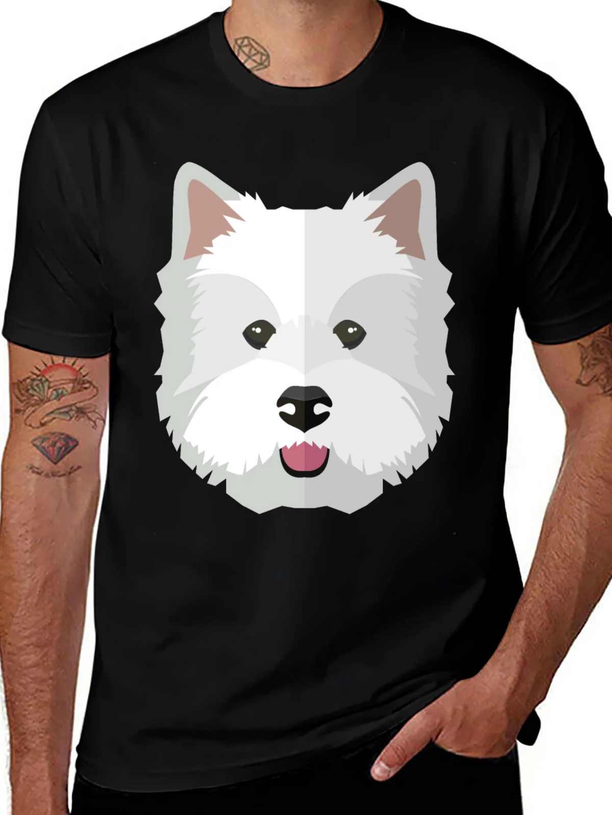 Westie Dog Graphic Tee - Cute Lover T-Shirt product image 1