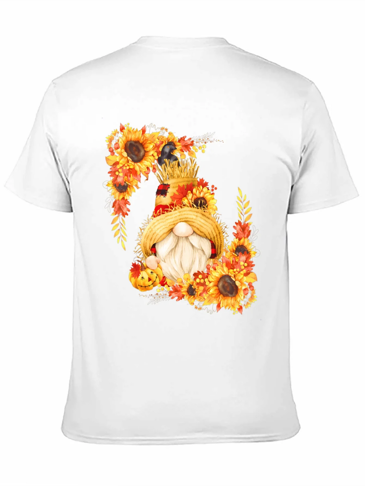 Fall Gnome T-Shirt Sunflower Autumn product image 7