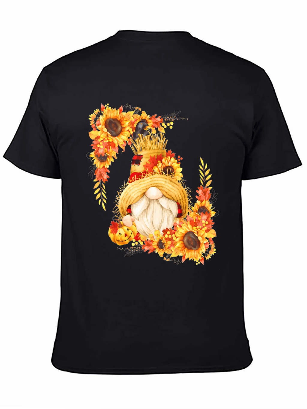 Fall Gnome T-Shirt Sunflower Autumn product image 3