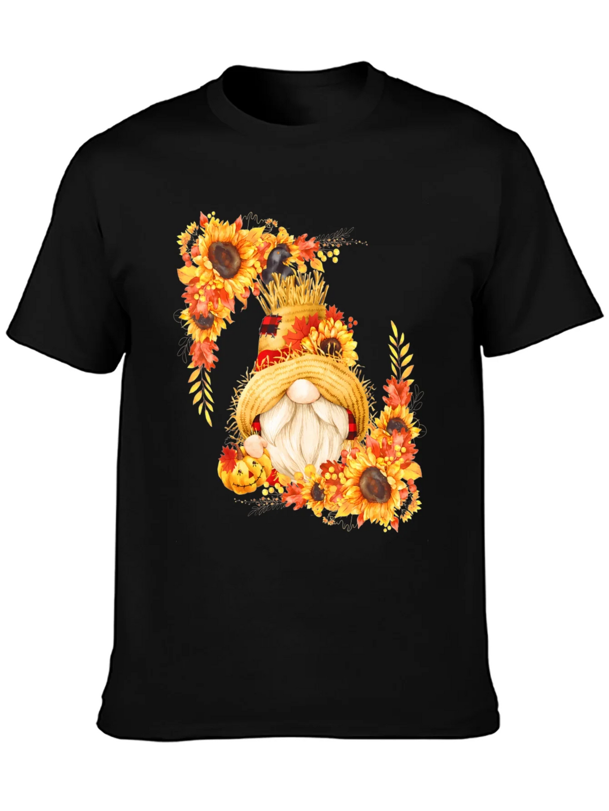 Fall Gnome T-Shirt Sunflower Autumn product image 2