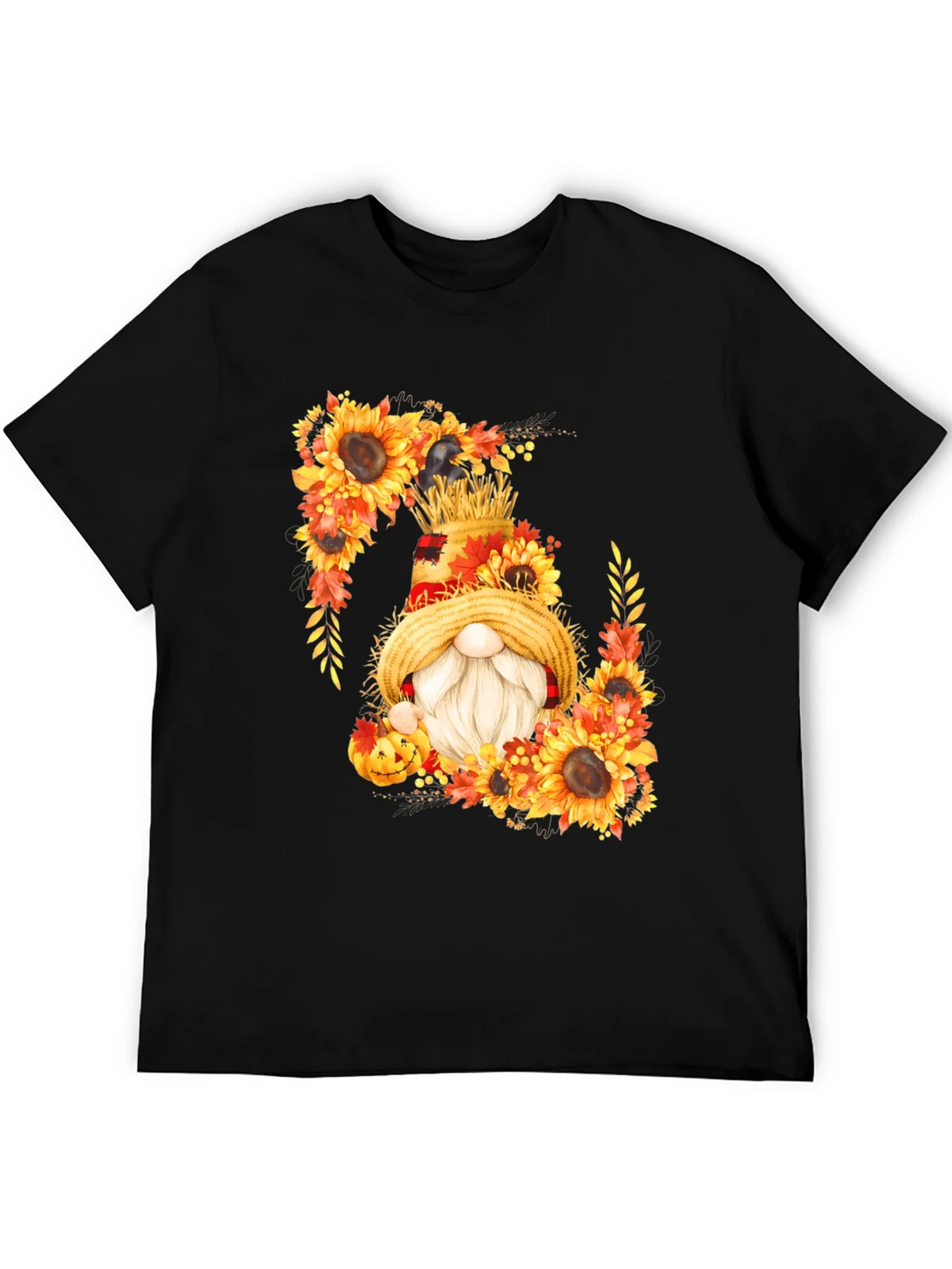 Fall Gnome T-Shirt Sunflower Autumn product image 4