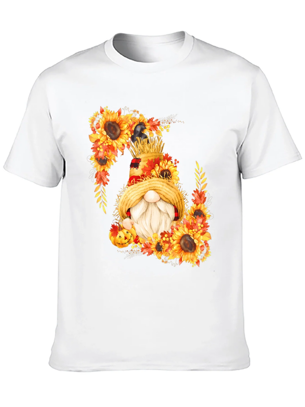 Fall Gnome T-Shirt Sunflower Autumn product image 6