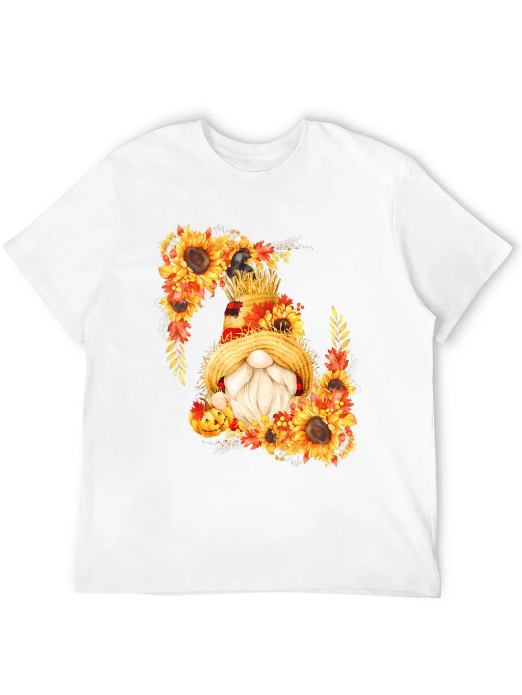 Fall Gnome T-Shirt Sunflower Autumn product image 8