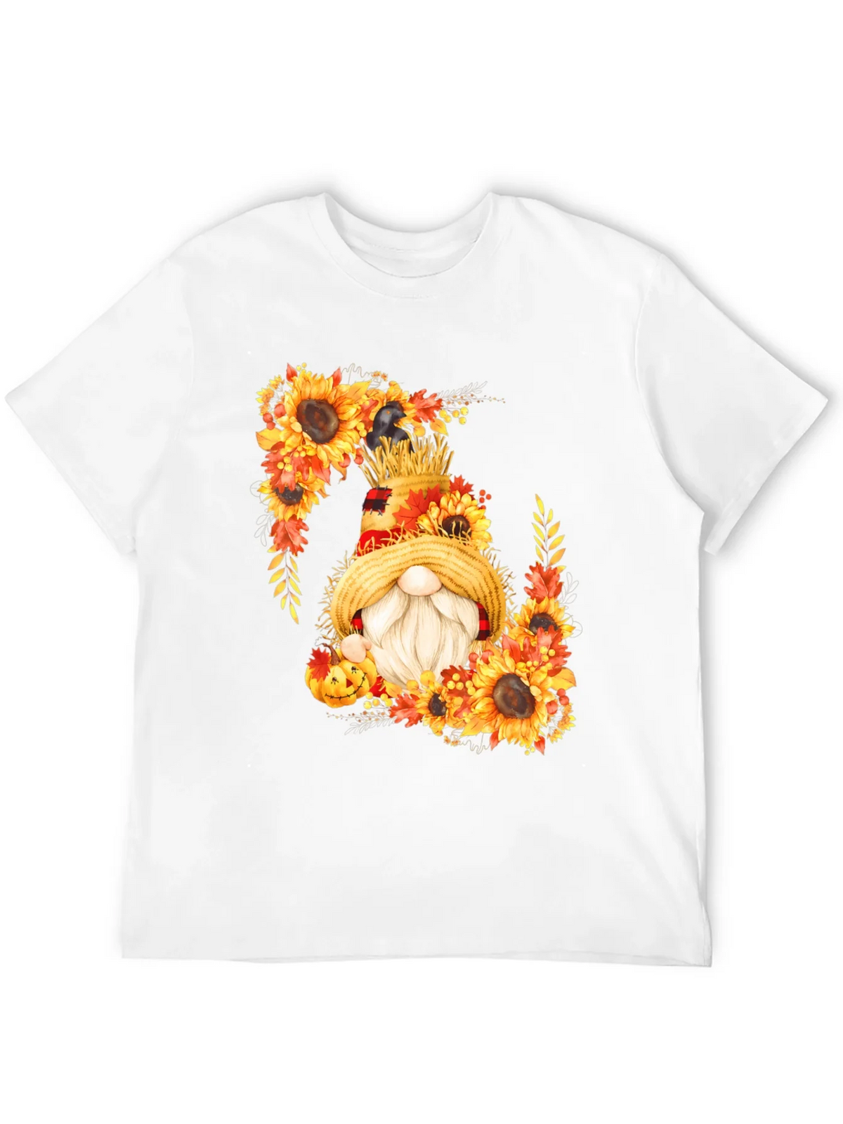 Fall Gnome T-Shirt Sunflower Autumn product image 8