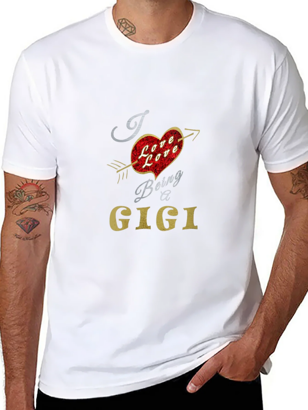 I Love Being a Gigi Graphic T-Shirt product image 7