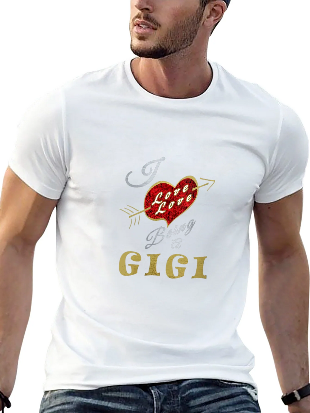 I Love Being a Gigi Graphic T-Shirt product image 12