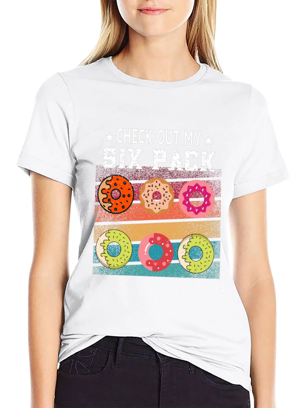 Check Out My Six Pack Donuts Graphic T-Shirt product image 8