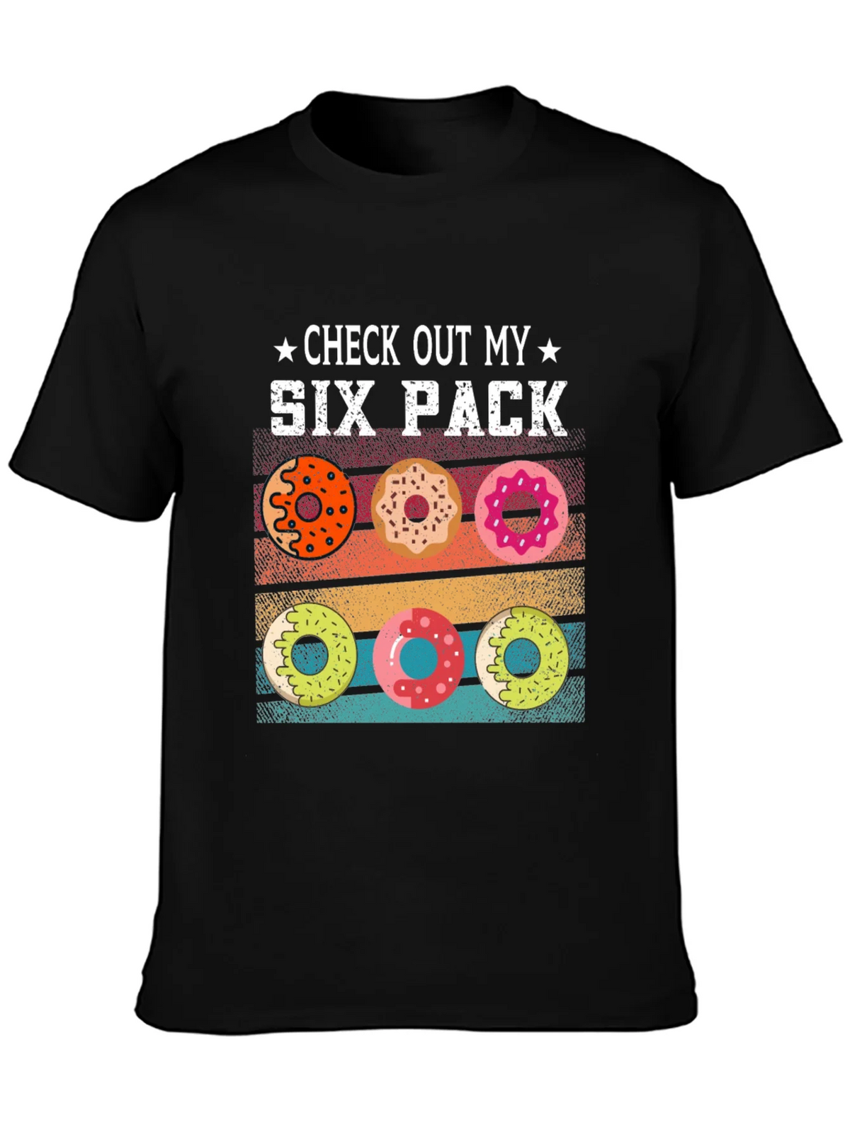 Check Out My Six Pack Donuts Graphic T-Shirt product image 3