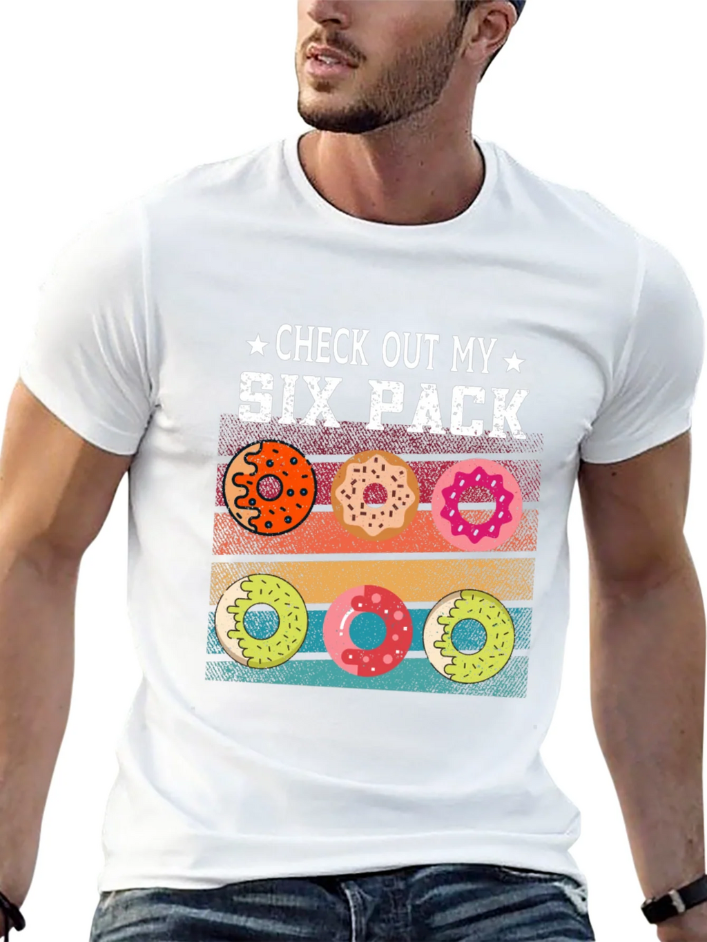 Check Out My Six Pack Donuts Graphic T-Shirt product image 12