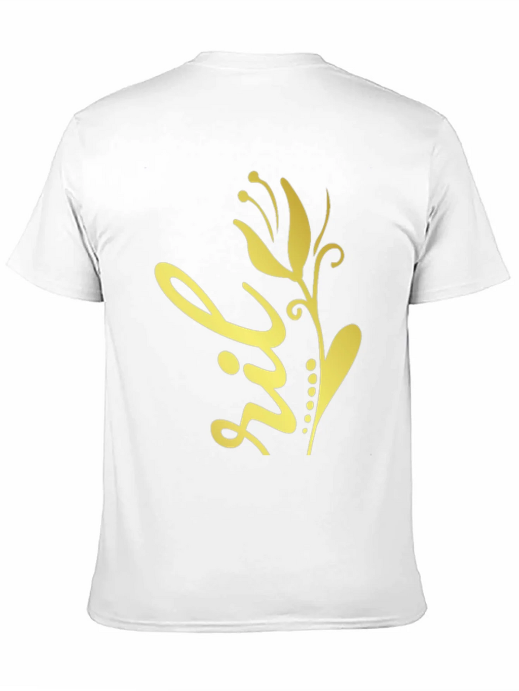 Floral Design Black T-Shirt product image 10
