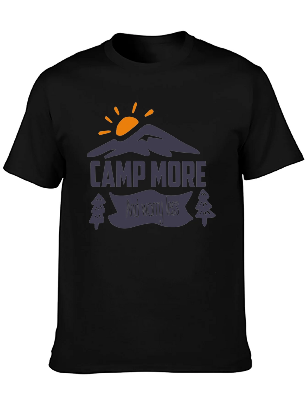 Camp More Worry Less Graphic Tee product image 3