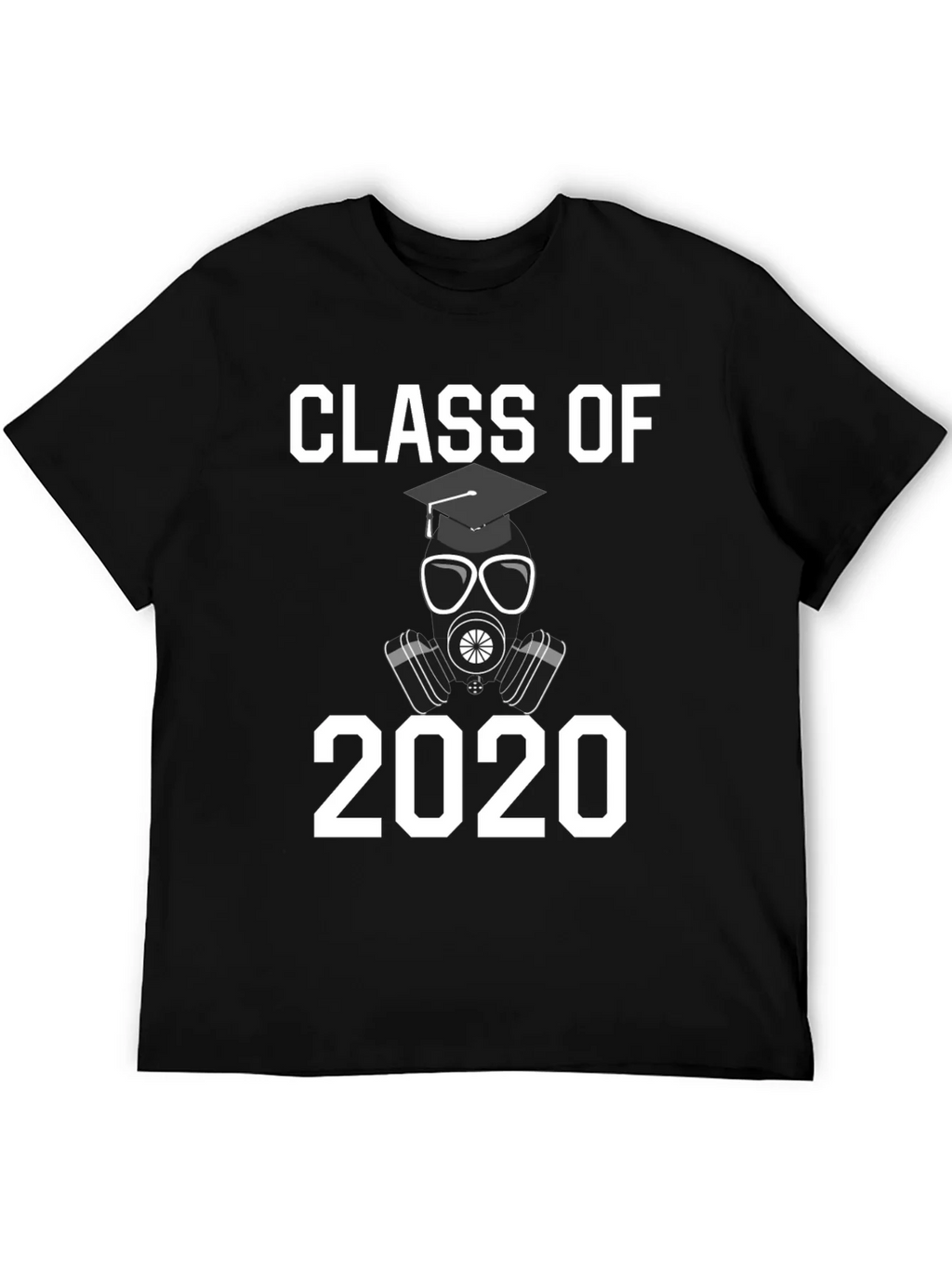 Class of 2020 T-Shirt - Graduation Gas Mask Design product image 5