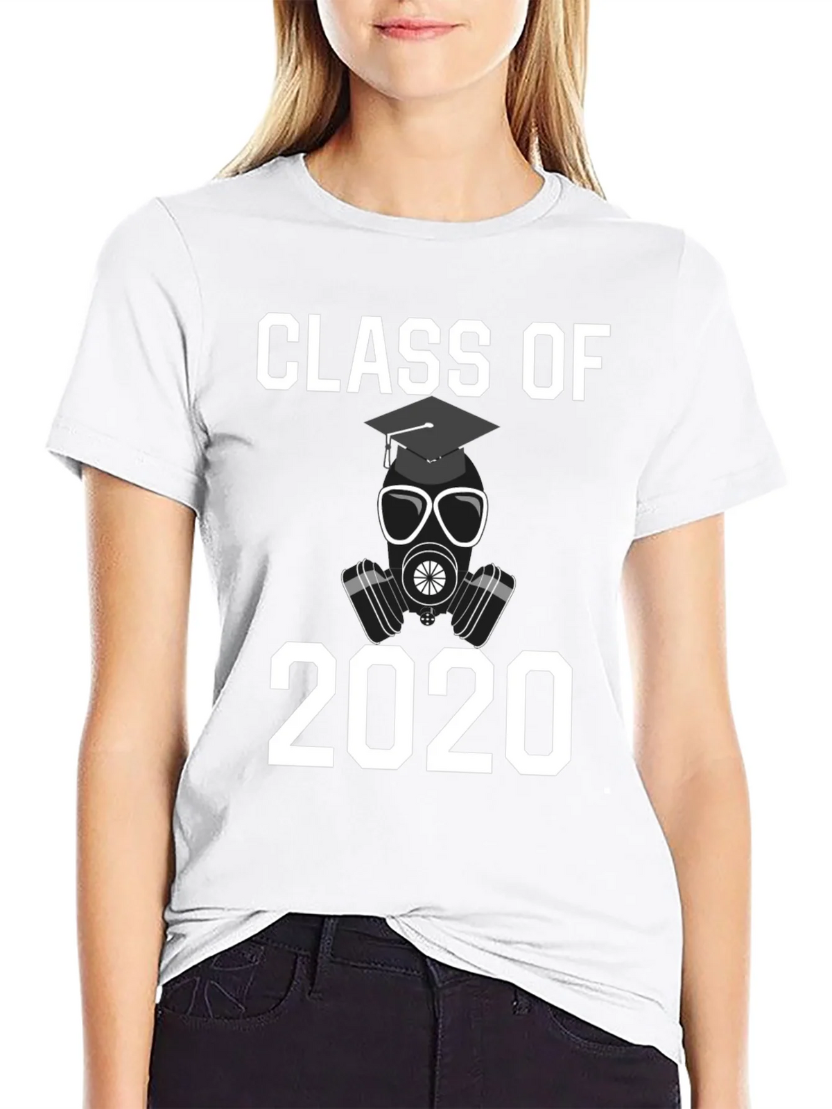 Class of 2020 T-Shirt - Graduation Gas Mask Design product image 8