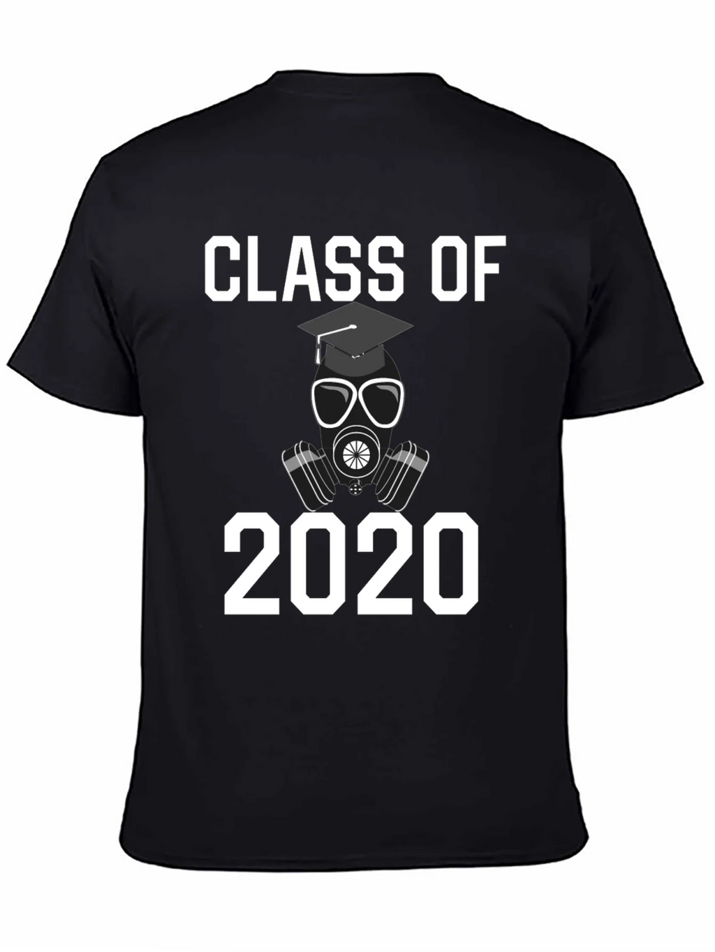 Class of 2020 T-Shirt - Graduation Gas Mask Design product image 4