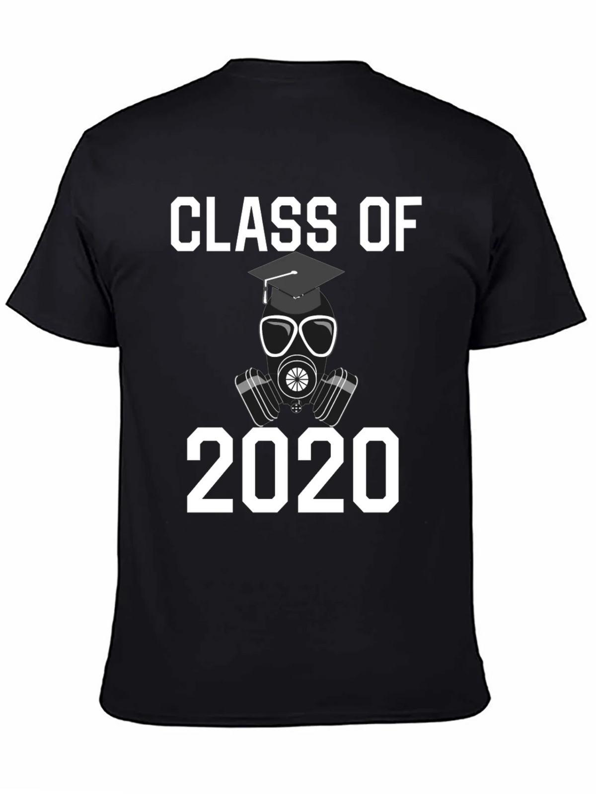 Class of 2020 T-Shirt - Graduation Gas Mask Design product image 4