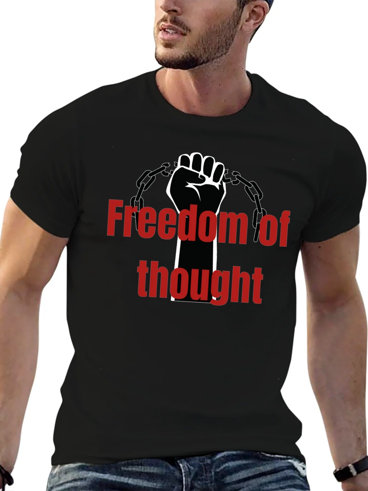 Freedom of Thought Graphic T-Shirt product image 6