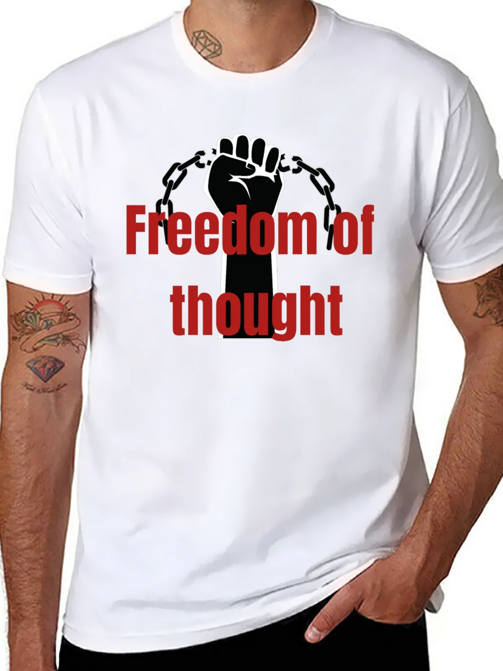 Freedom of Thought Graphic T-Shirt product image 7