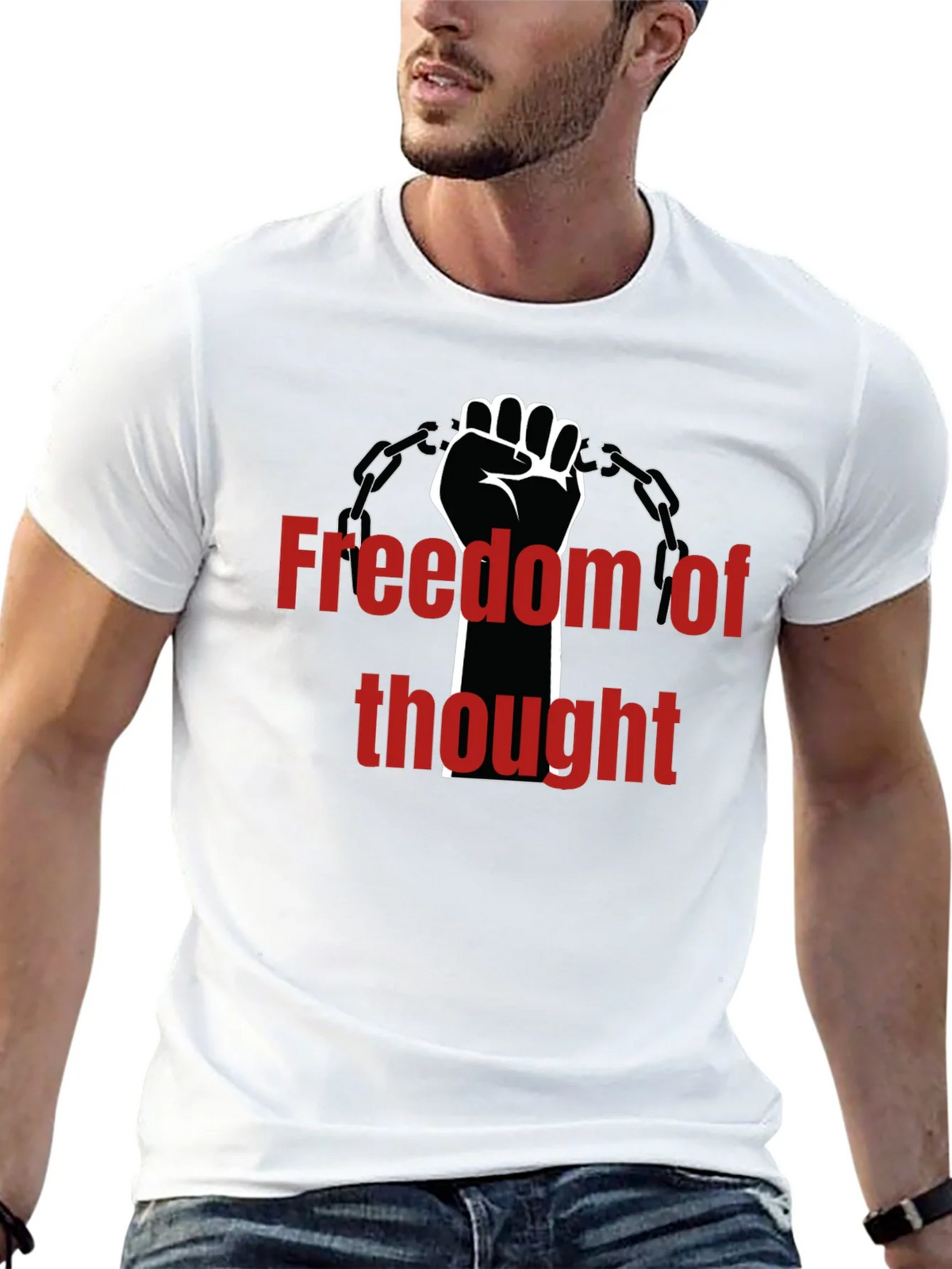 Freedom of Thought Graphic T-Shirt product image 12