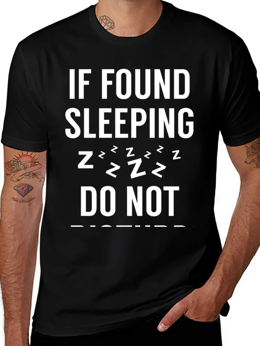 Funny Sleeping T-Shirt - Do Not Disturb! product image 1