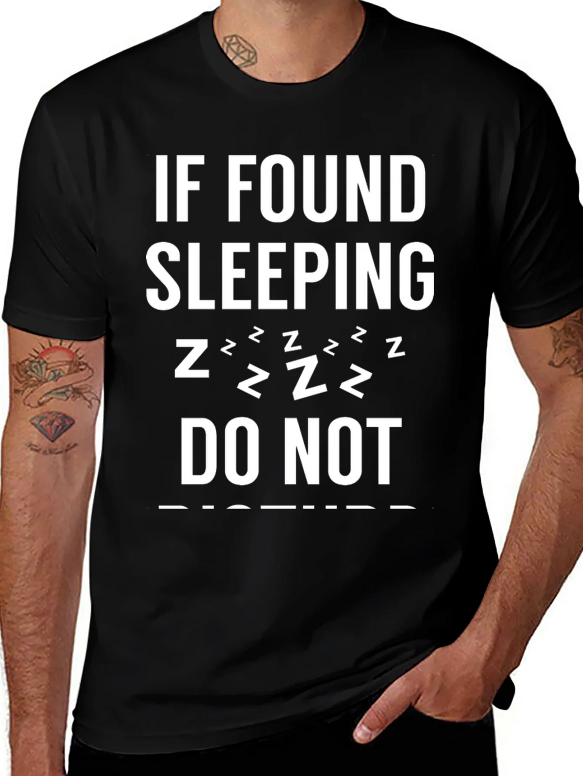 Funny Sleeping T-Shirt - Do Not Disturb! product image 1