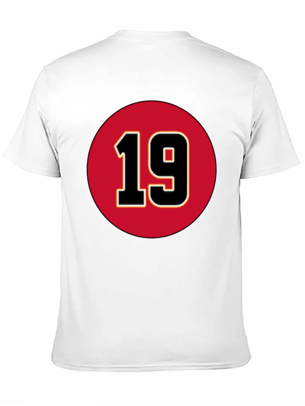 Number 19 Graphic T-Shirt - Bold Red and Black Design product image 8