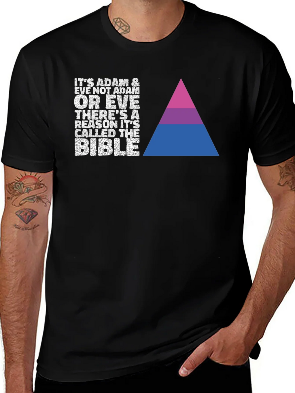 Adam & Eve Graphic Tee - LGBTQ+ Pride Shirt product image 1