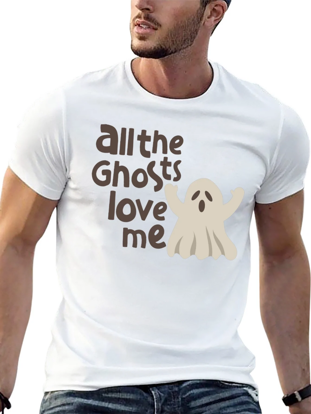 Halloween Ghost Lover Tee - All the Ghosts Love Me product image 11