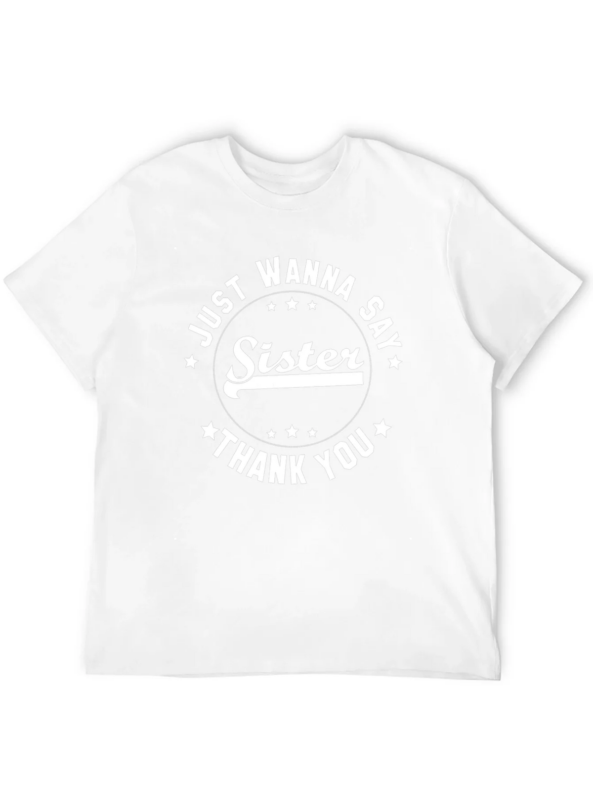 Sister Thank You Black Graphic Tee Shirt product image 11
