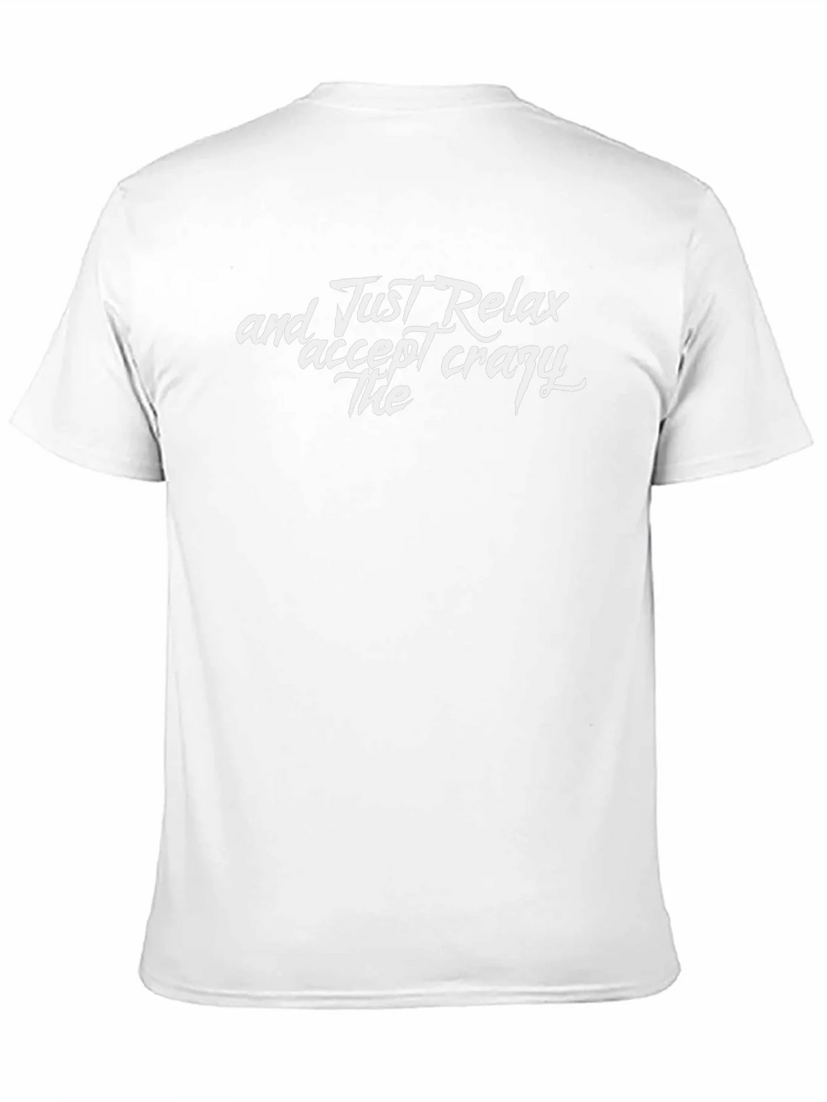 Relax Slogan Black T-Shirt product image 10