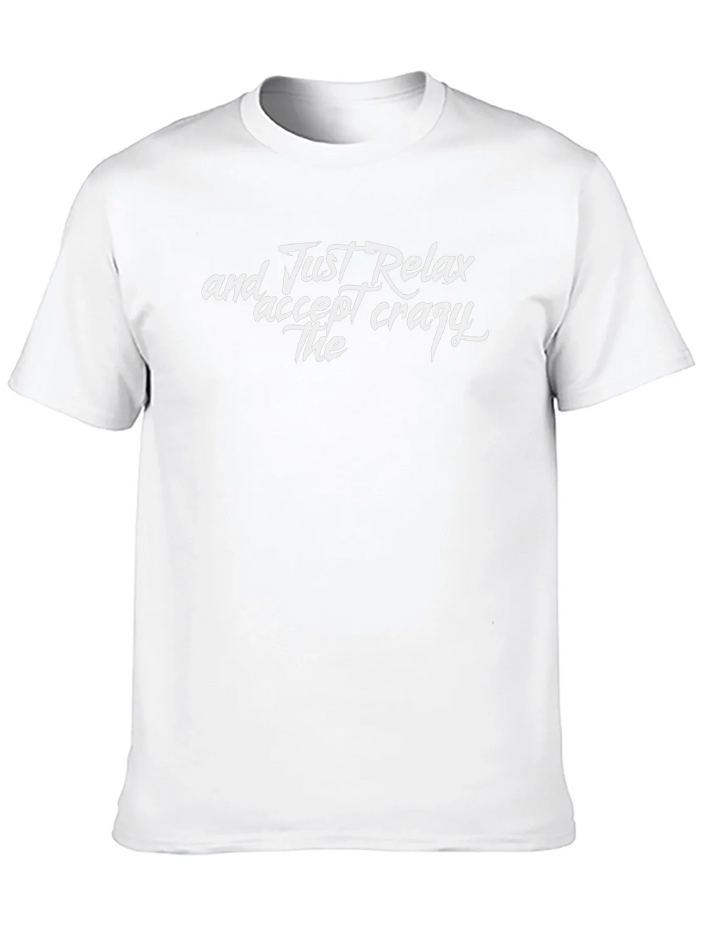Relax Slogan Black T-Shirt product image 9