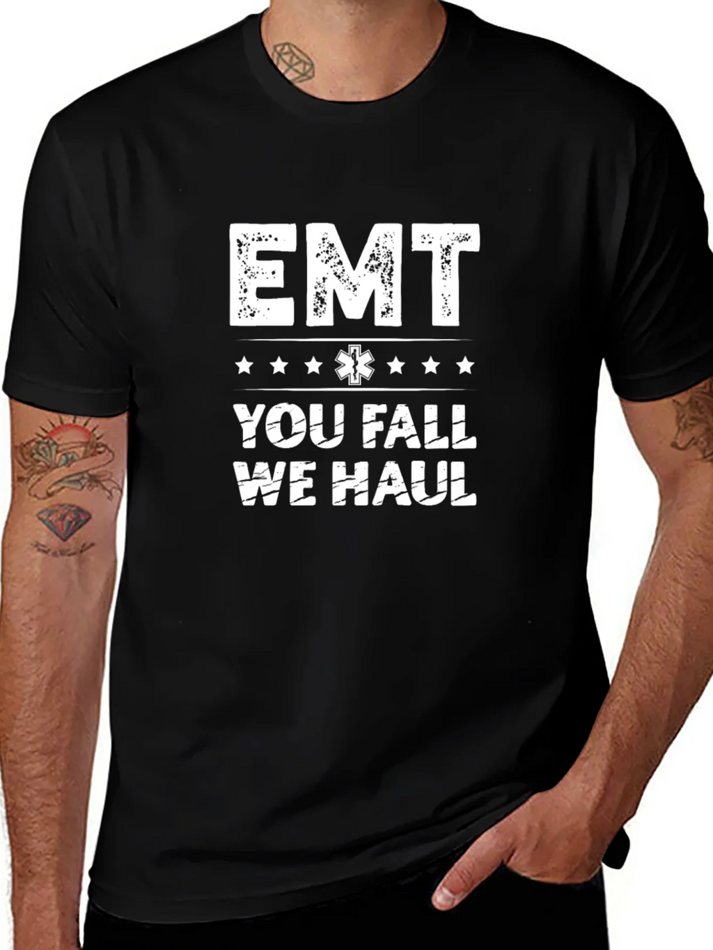 EMT You Fall We Haul Graphic Tee product image 1