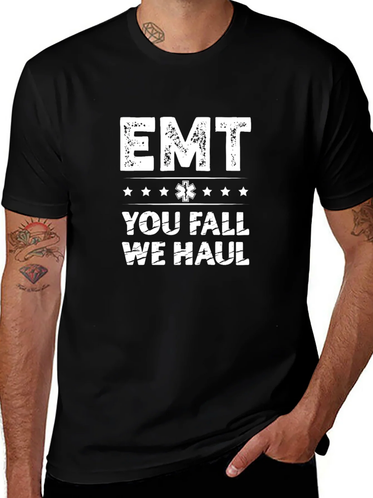 EMT You Fall We Haul Graphic Tee product image 1