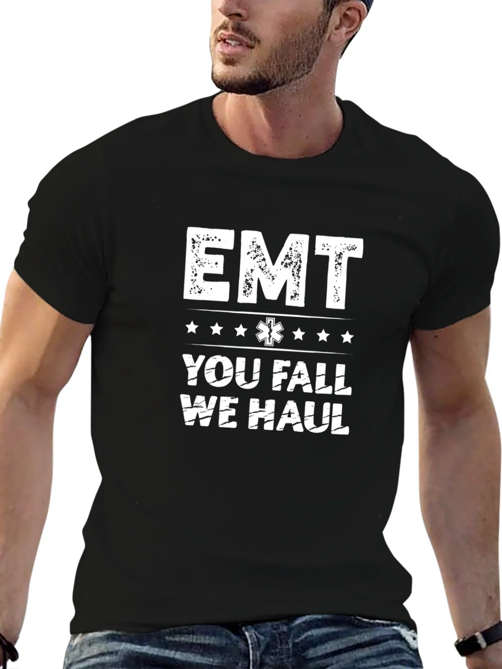 EMT You Fall We Haul Graphic Tee product image 5