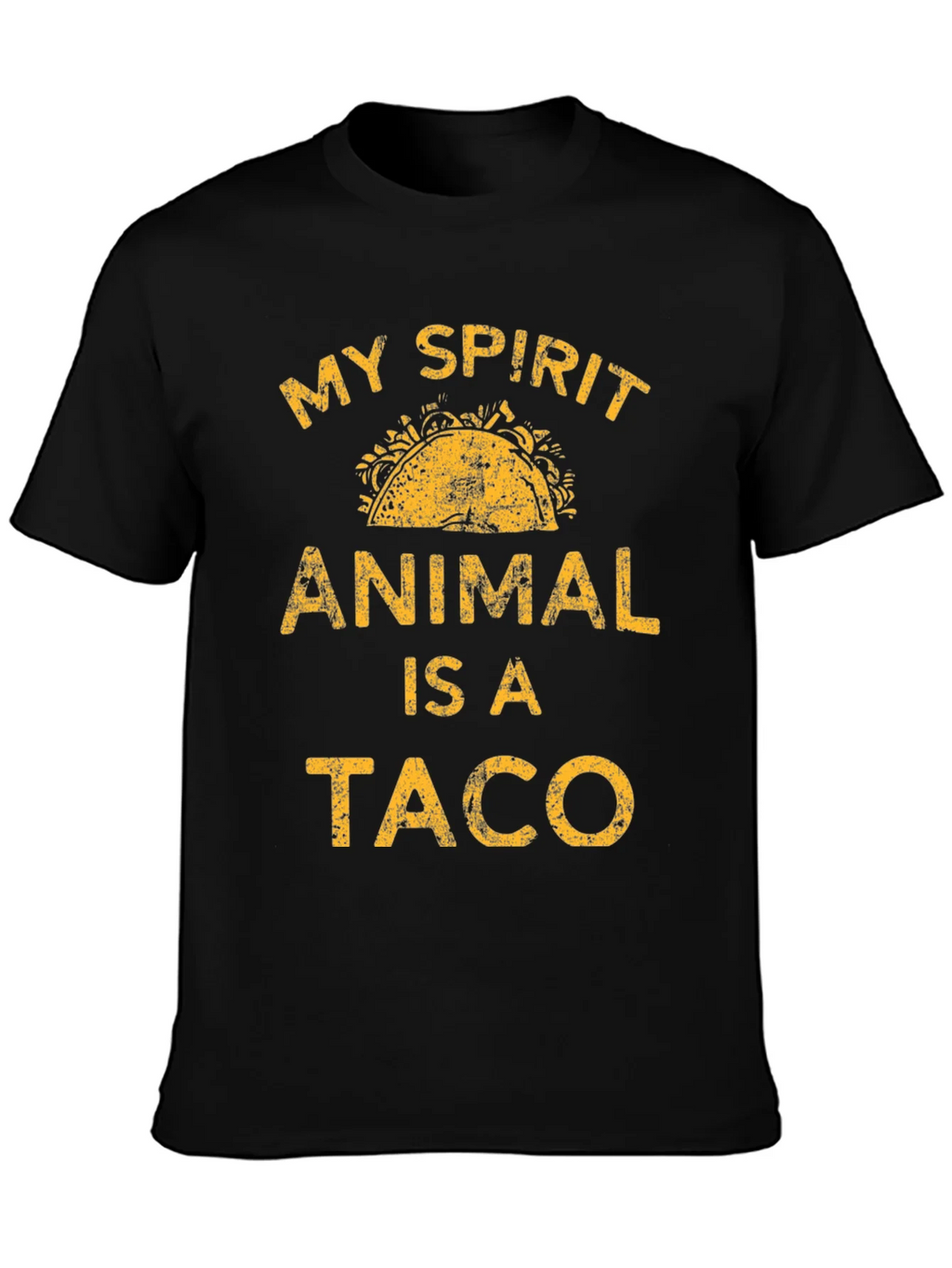 My Spirit Animal Is A Taco Graphic T-Shirt product image 3