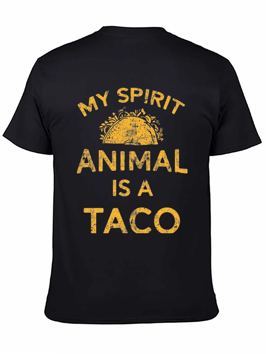 My Spirit Animal Is A Taco Graphic T-Shirt product image 4