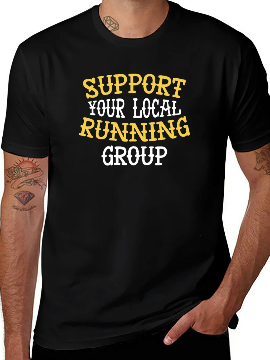 Support Your Local Running Group T-Shirt product image 1