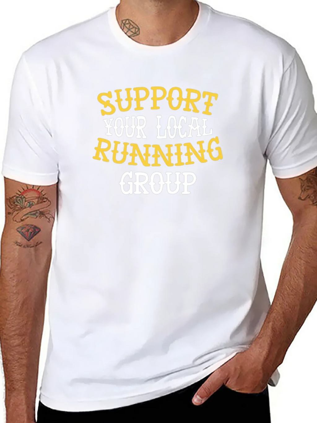 Support Your Local Running Group T-Shirt product image 7