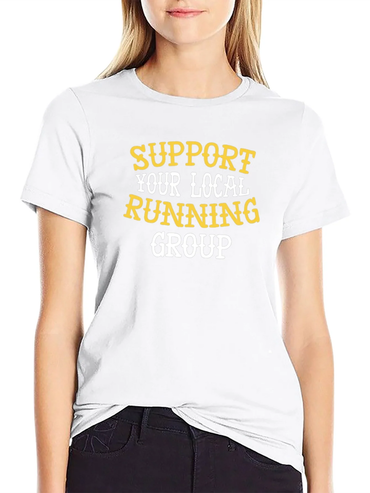 Support Your Local Running Group T-Shirt product image 8