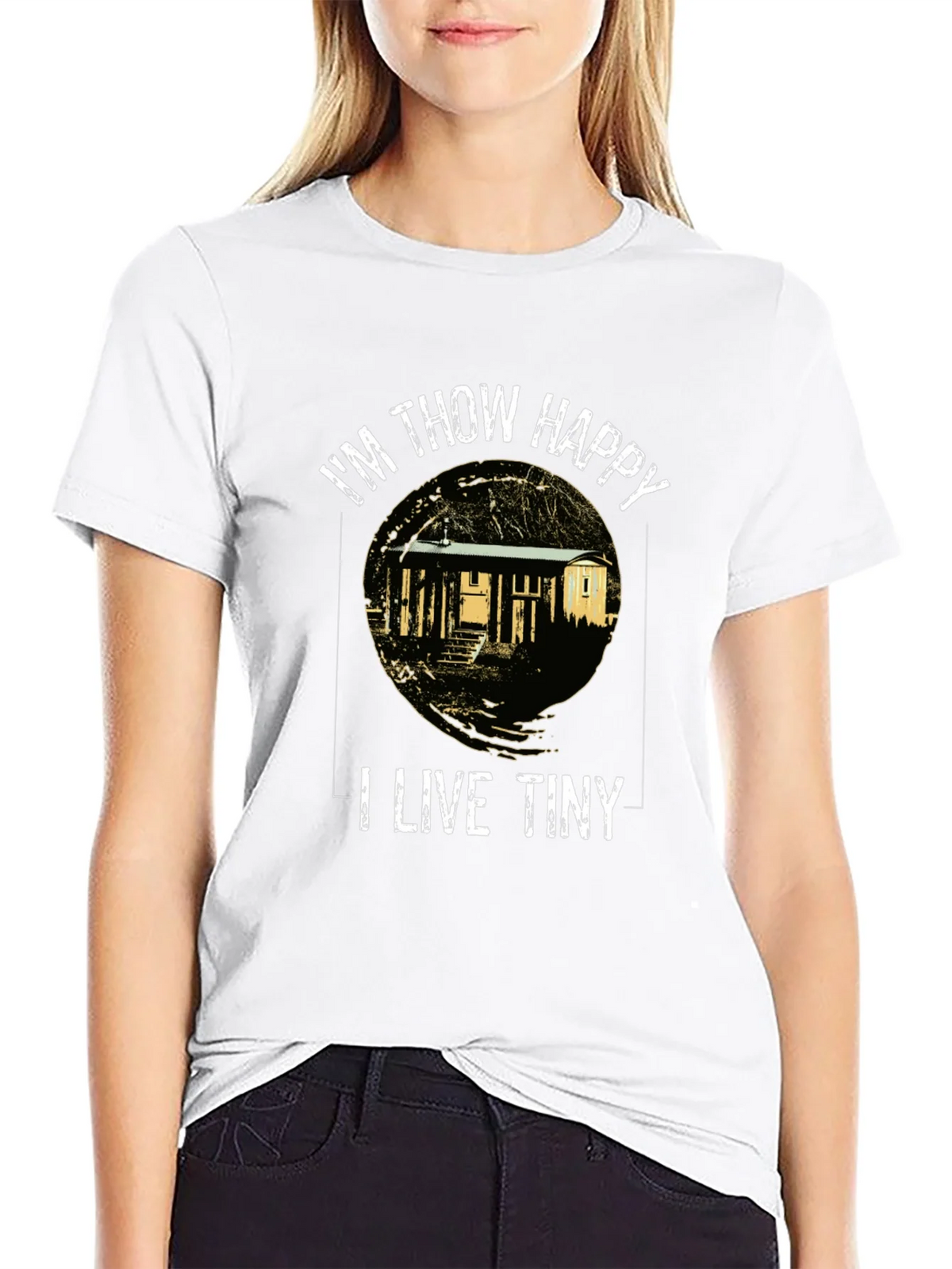 Im Thow Happy I Live Tiny T-Shirt product image 8