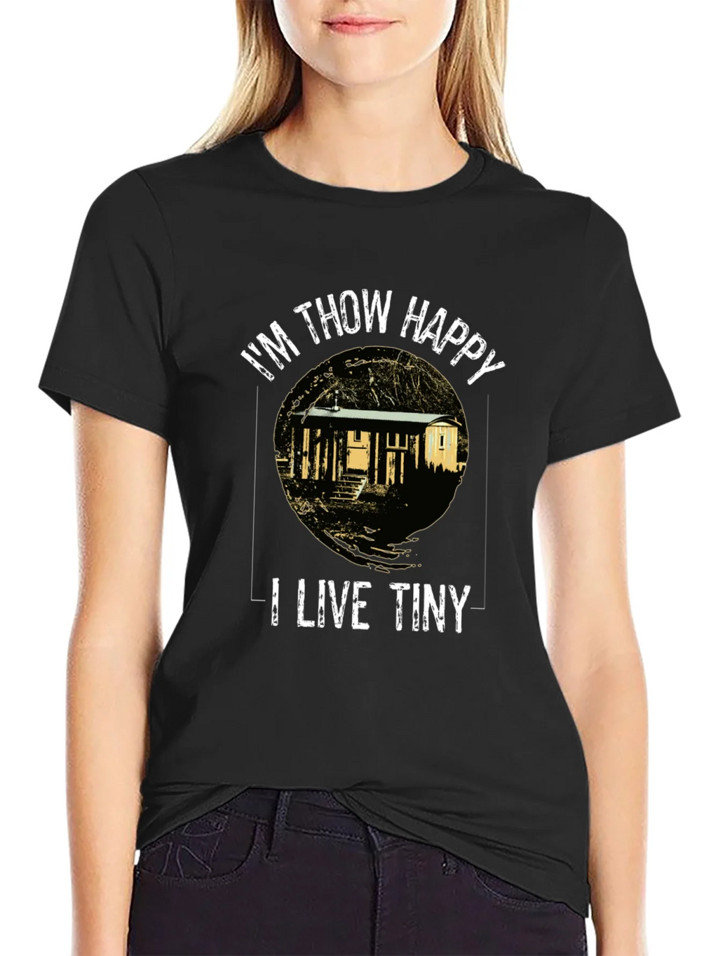 Im Thow Happy I Live Tiny T-Shirt product image 2