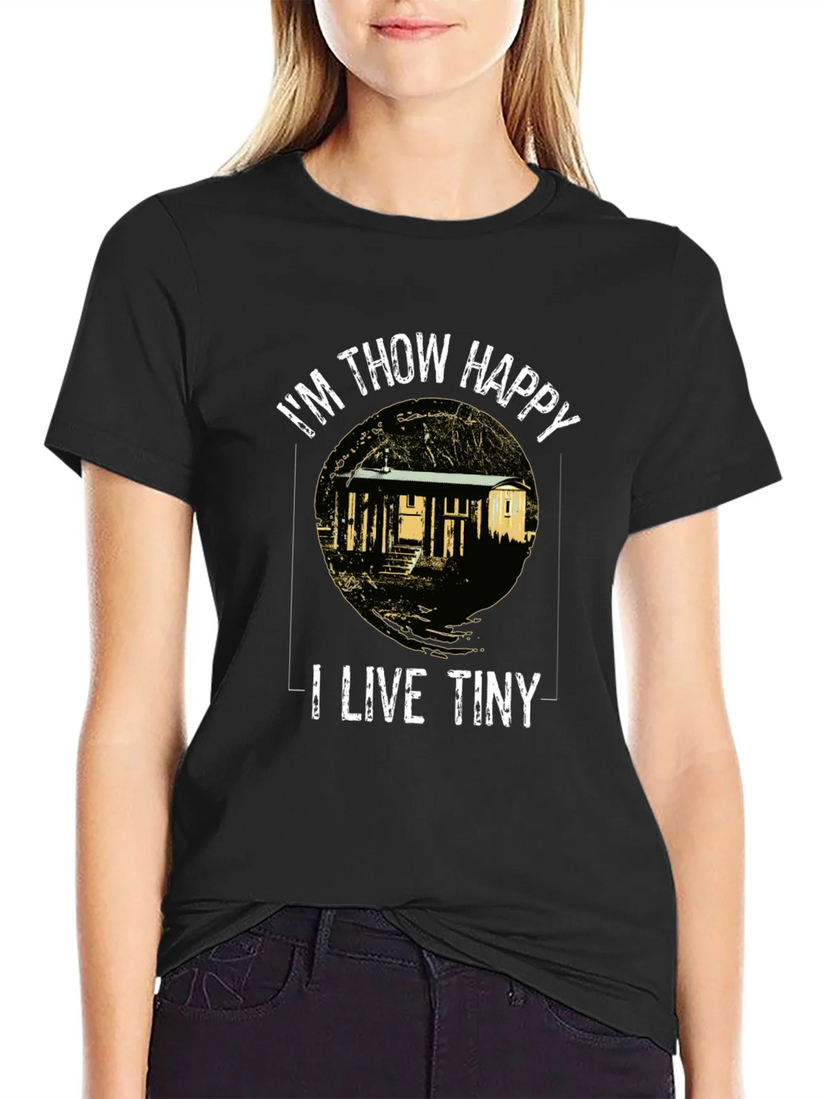 Im Thow Happy I Live Tiny T-Shirt product image 2